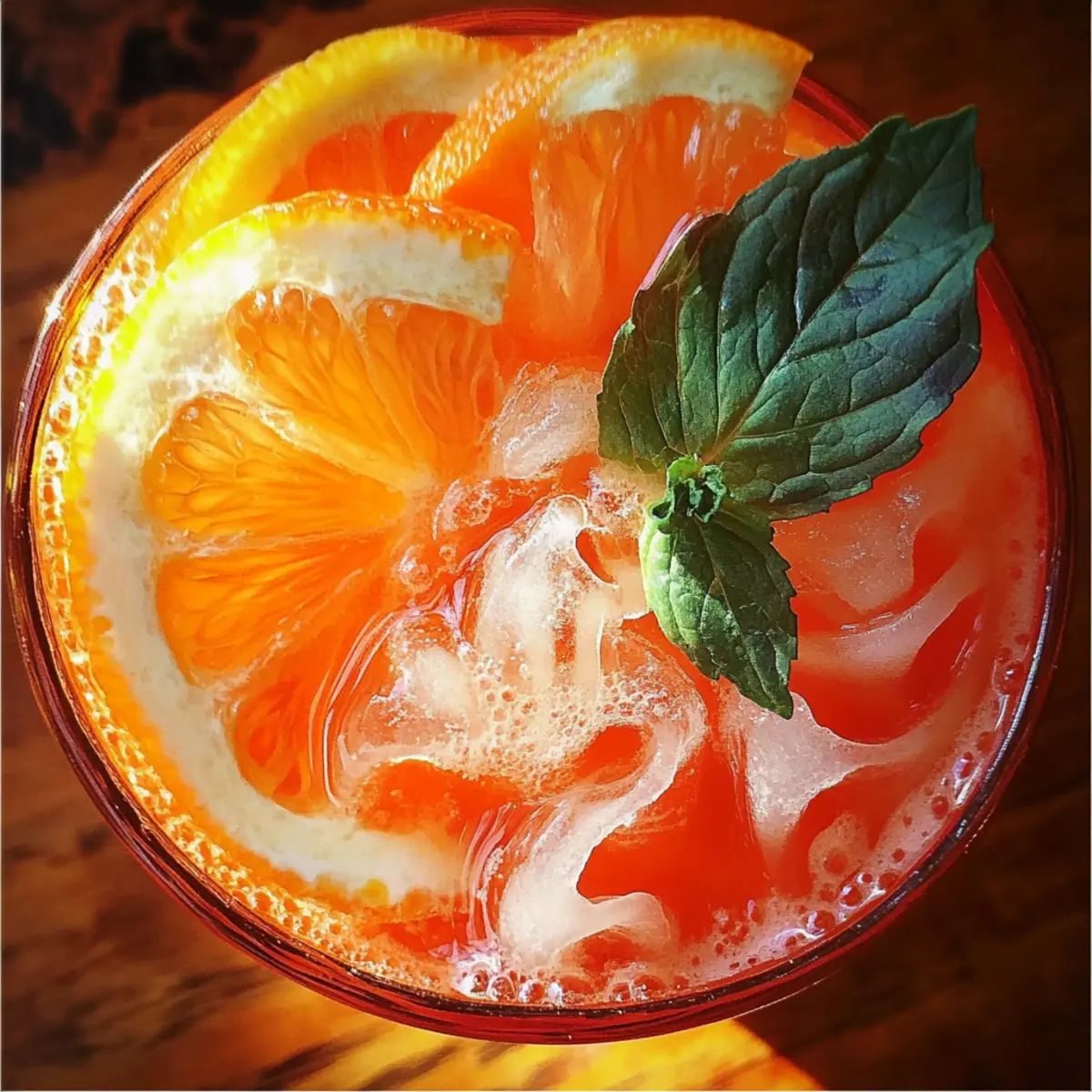 Sparkling Aperol Spritz Cocktail