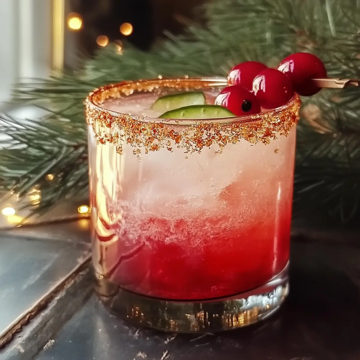 Spiced Up Christmas Margarita