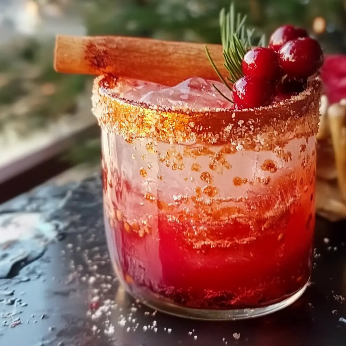 Spiced Up Christmas Margarita