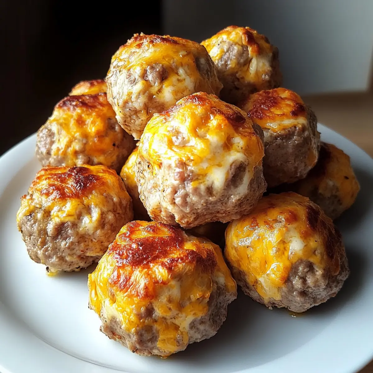 Spicy Rotel Cream Cheese Sausage Balls