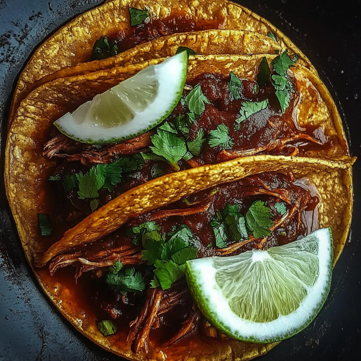 Spicy Slow-Cooked Mexican Birria Tacos