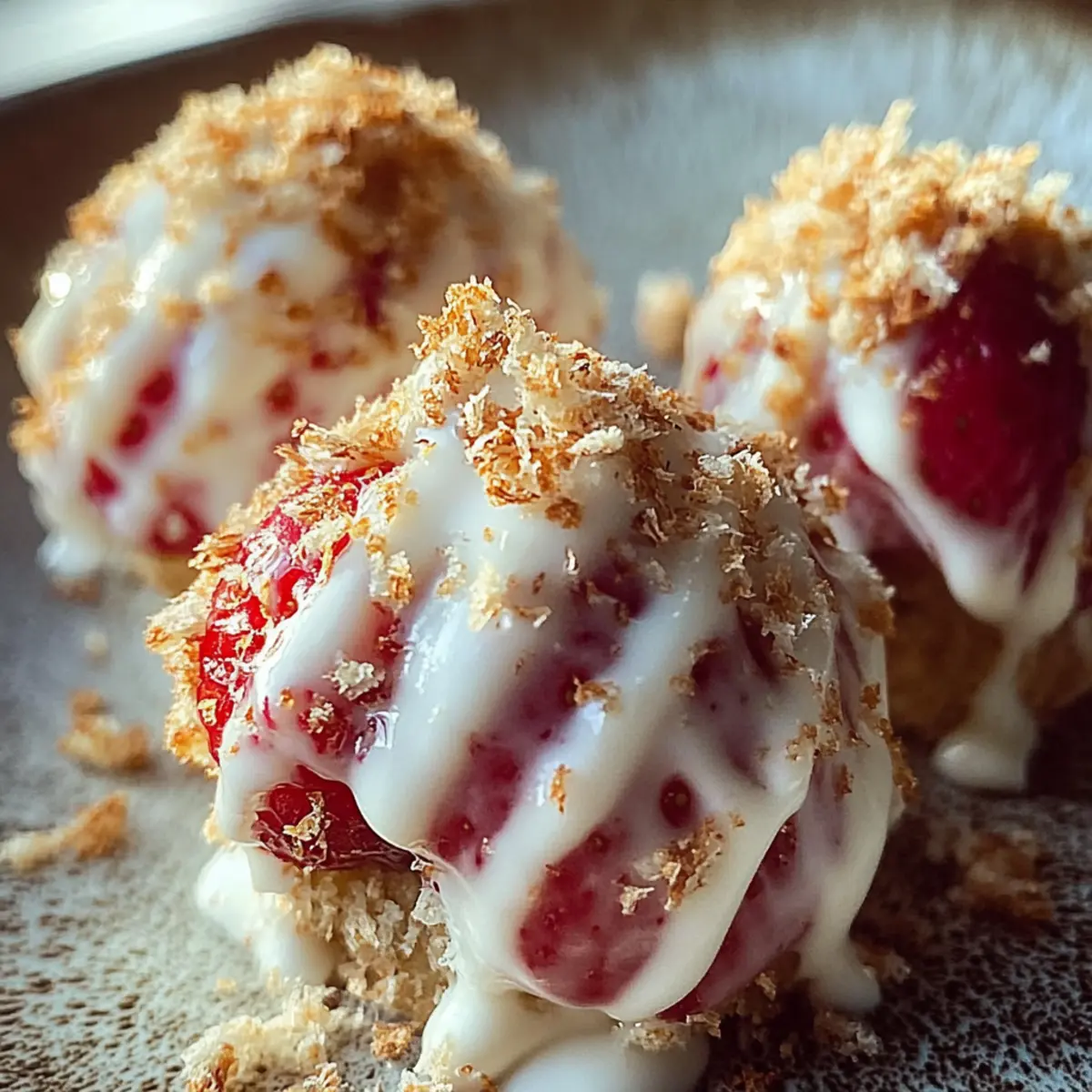 Strawberry Cheesecake Truffle Balls