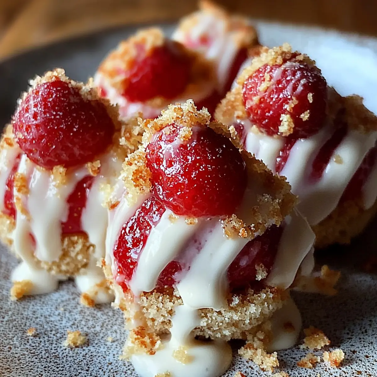 Strawberry Cheesecake Truffle Balls