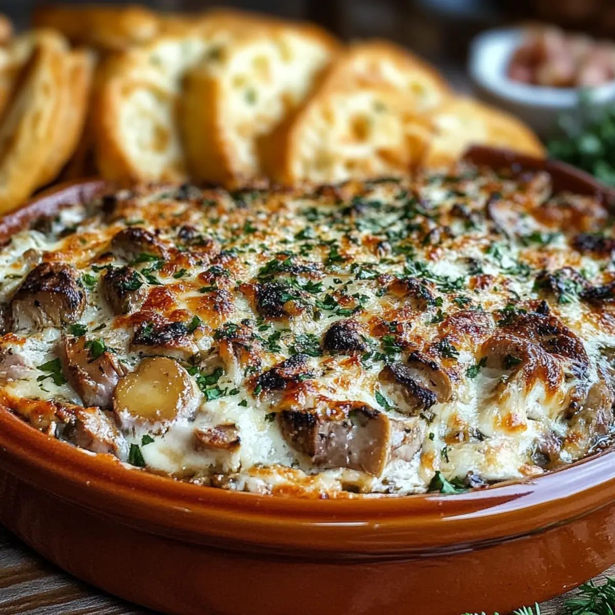 Stuffed Mushroom Dip