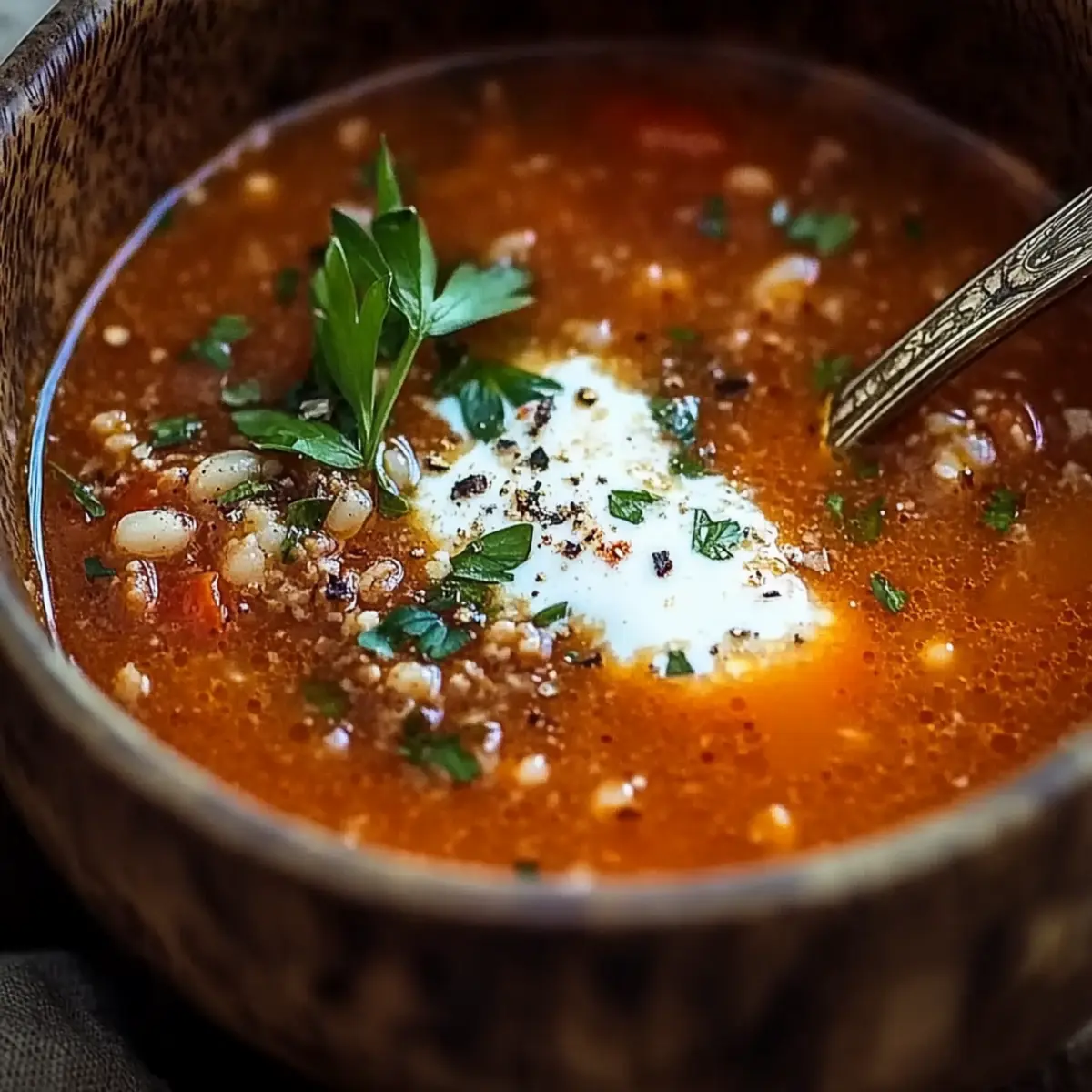 Stuffed Pepper Soup