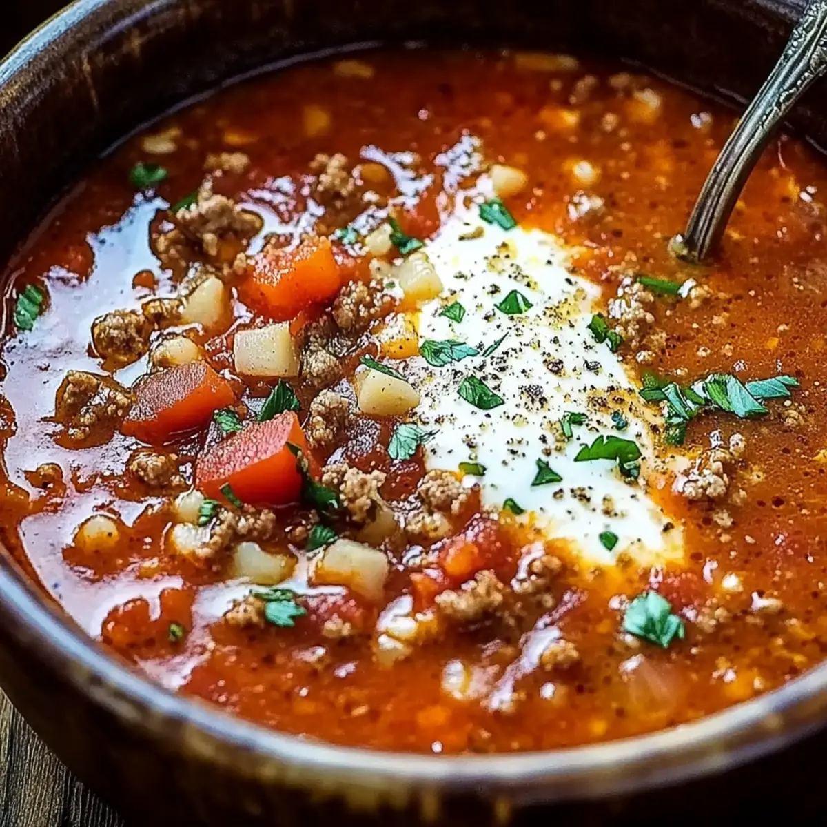 Stuffed Pepper Soup