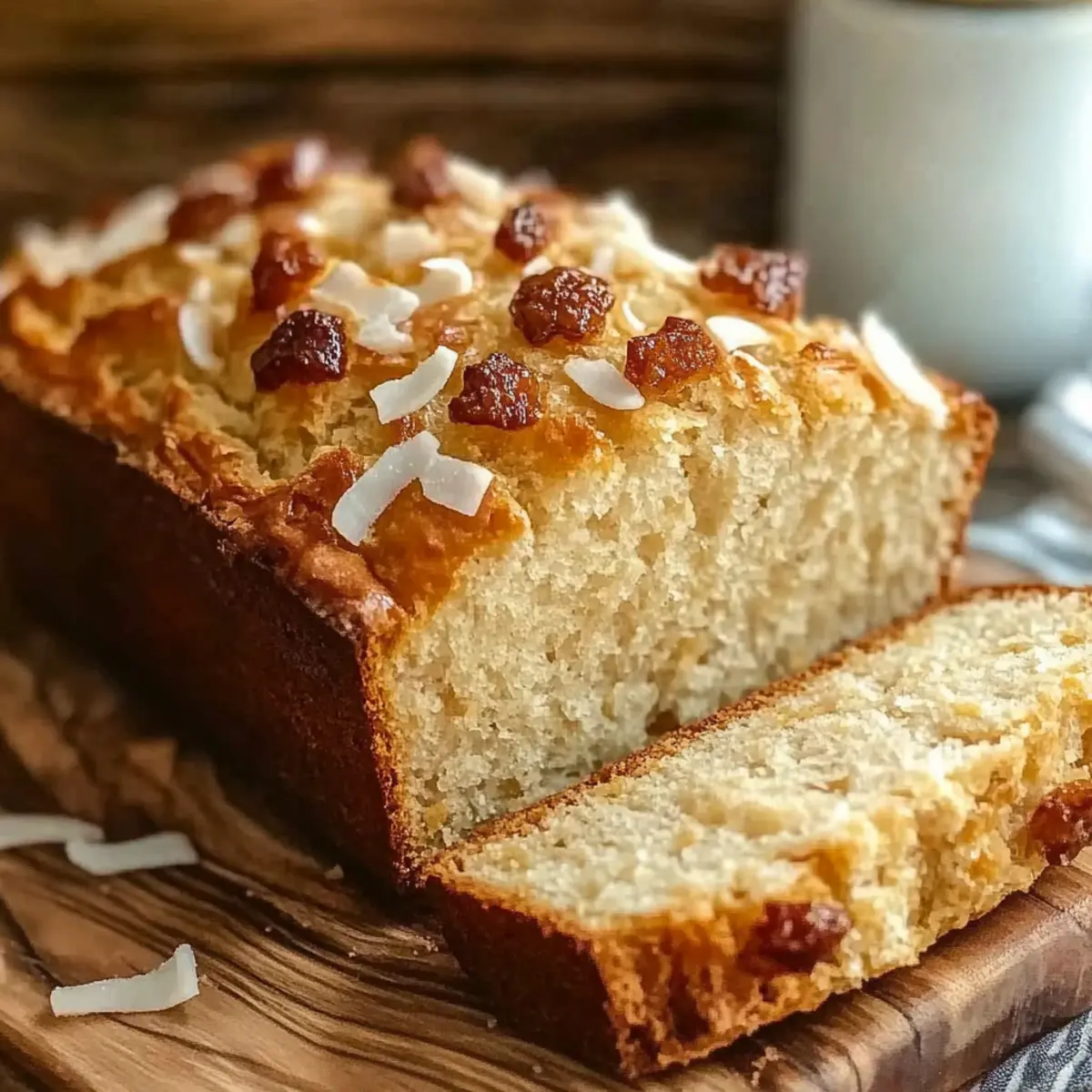 Trinidad Coconut Sweet Bread