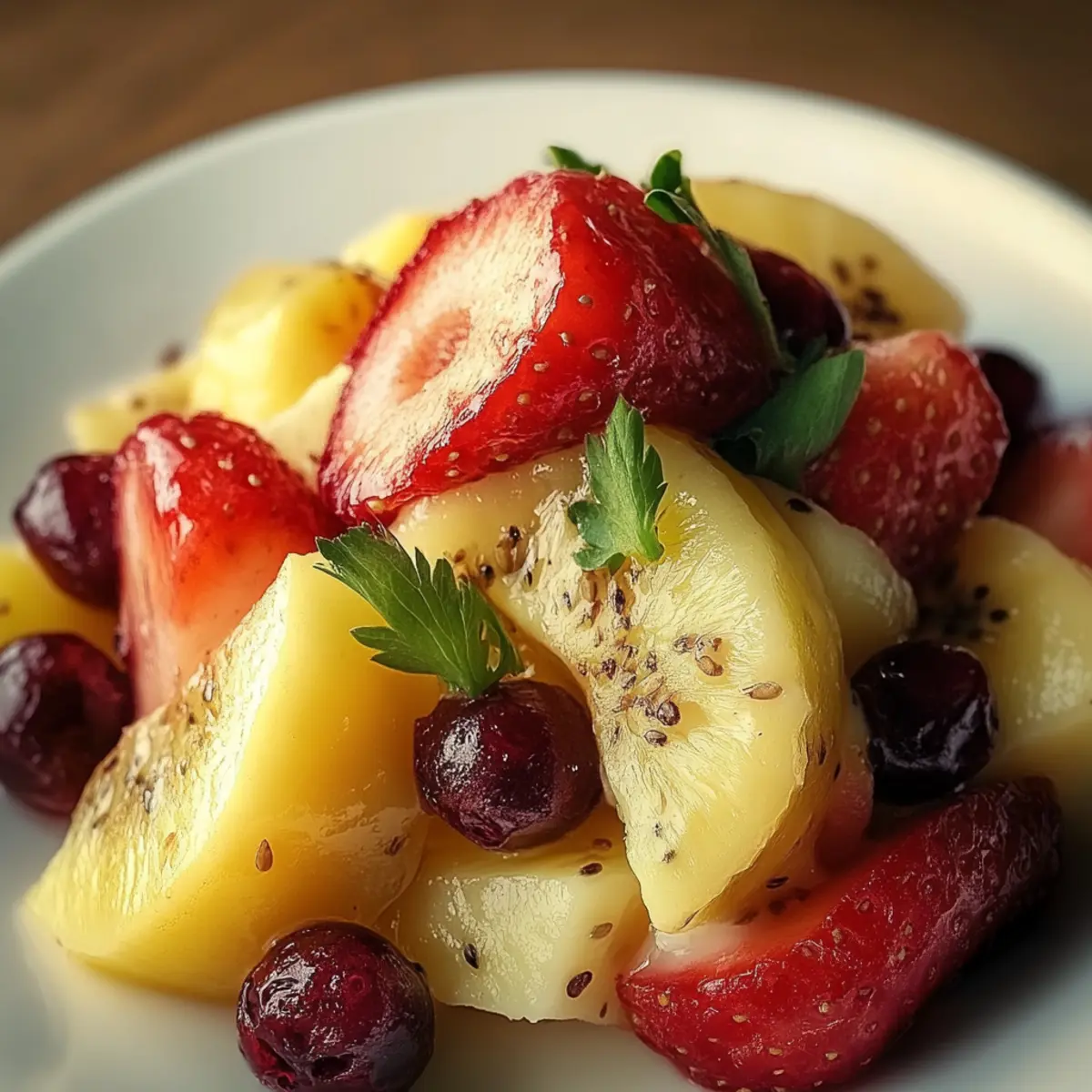 Tropical Fruit Salad with Citrus Zest