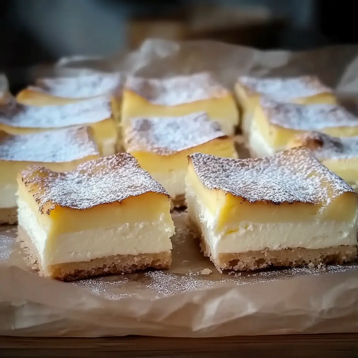 Vanilla Custard Cream Squares