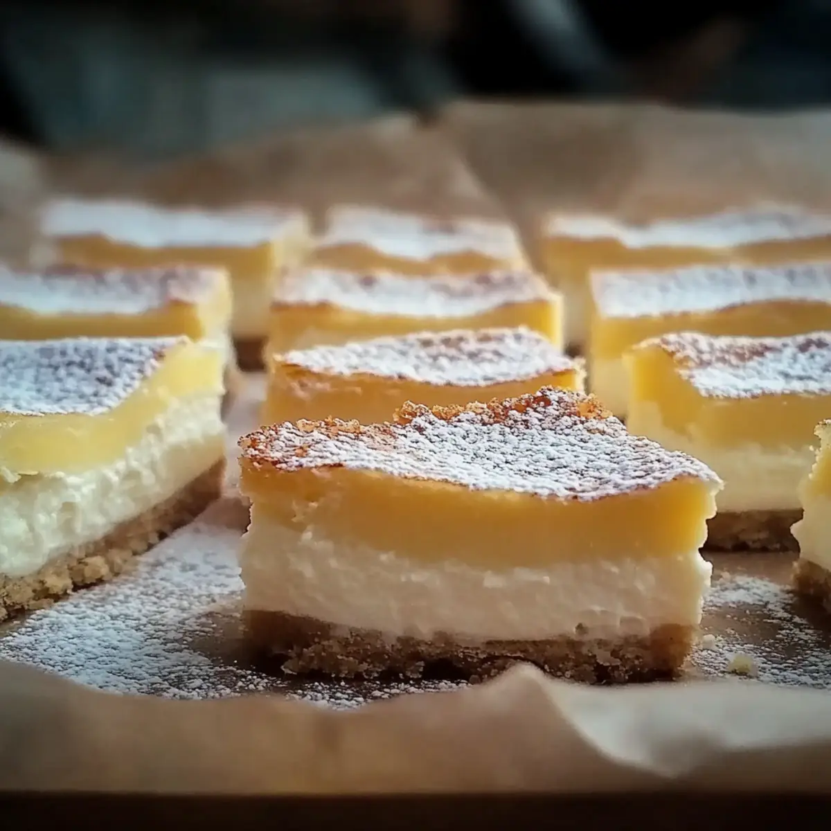Vanilla Custard Cream Squares