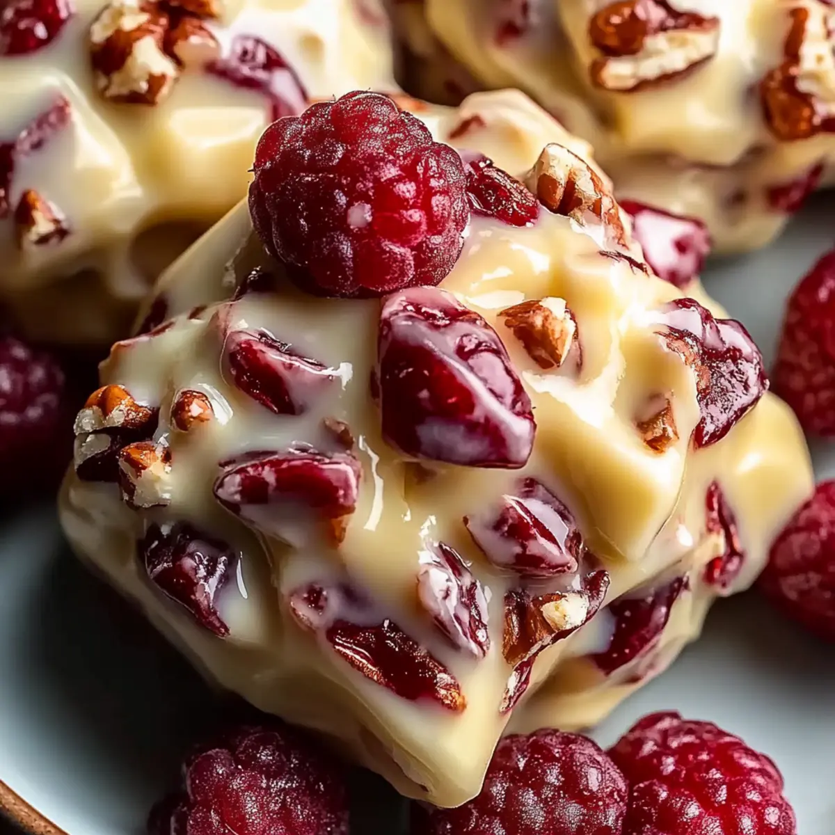 White Chocolate Cranberry Pecan Clusters