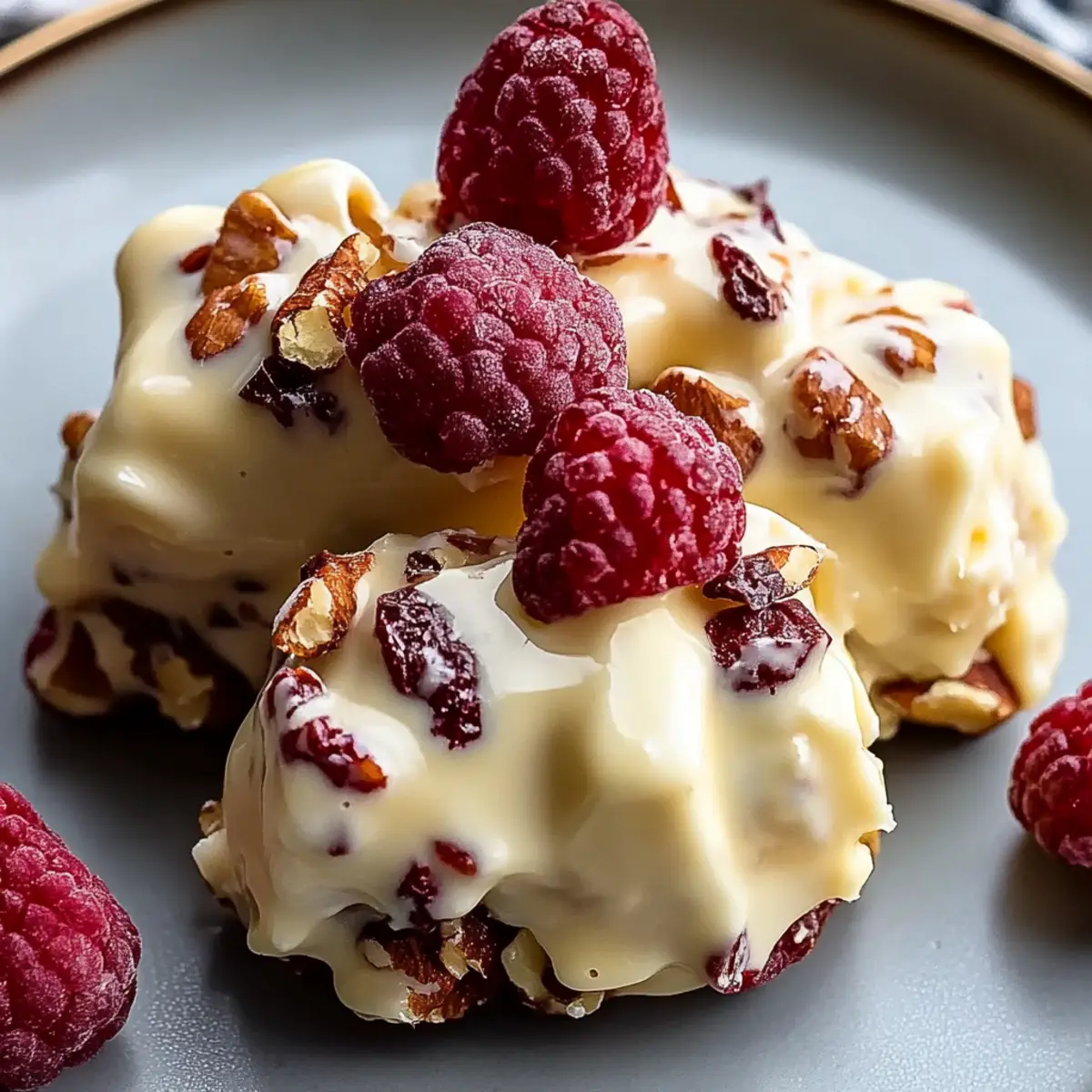 White Chocolate Cranberry Pecan Clusters
