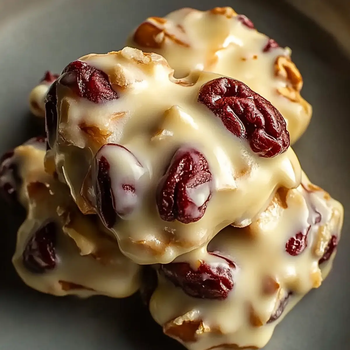 White Chocolate Cranberry Pecan Clusters
