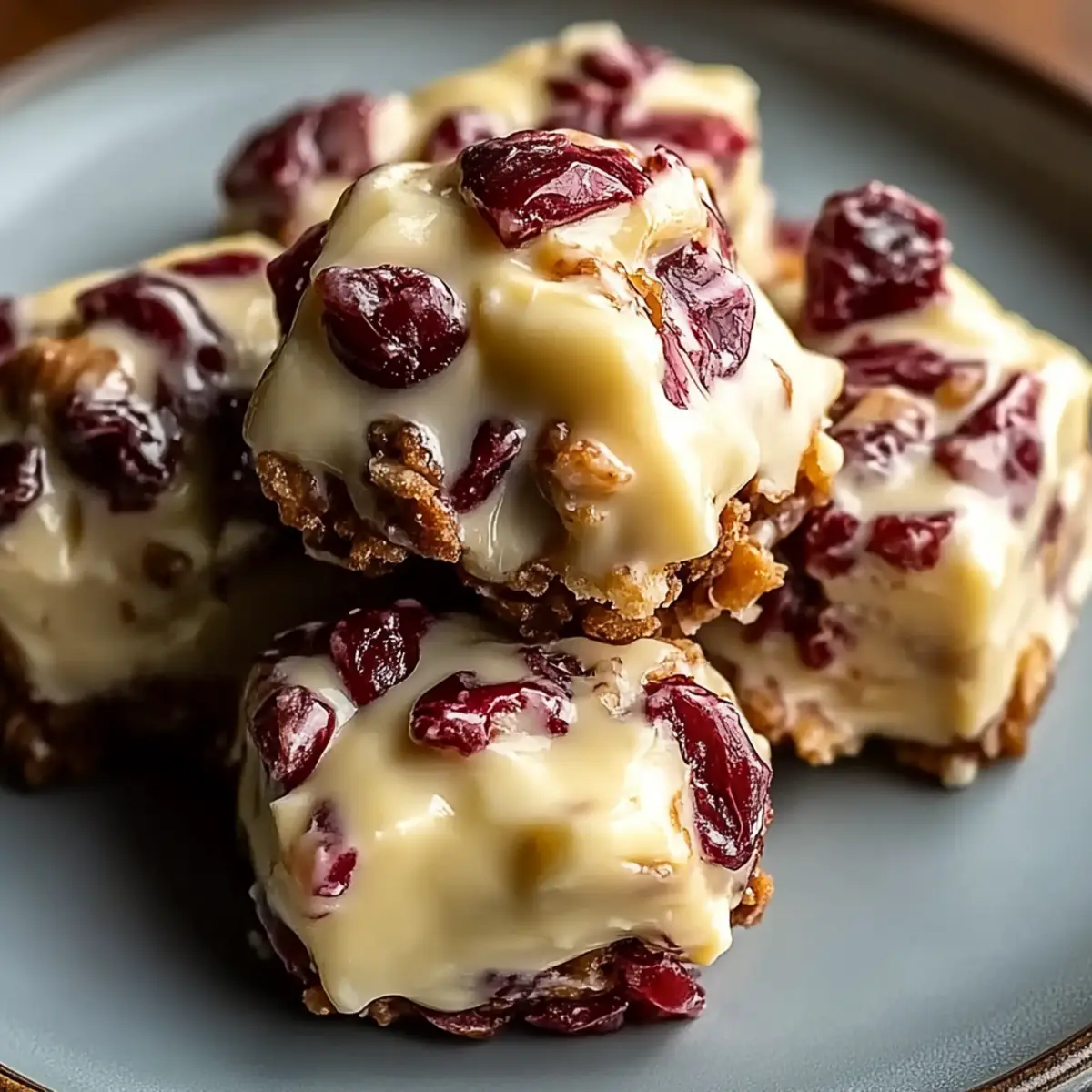 White Chocolate Cranberry Pecan Clusters