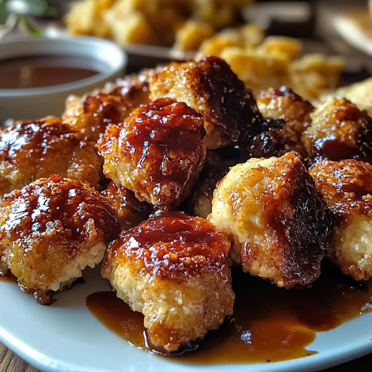 Air Fryer Honey BBQ Chicken Bites