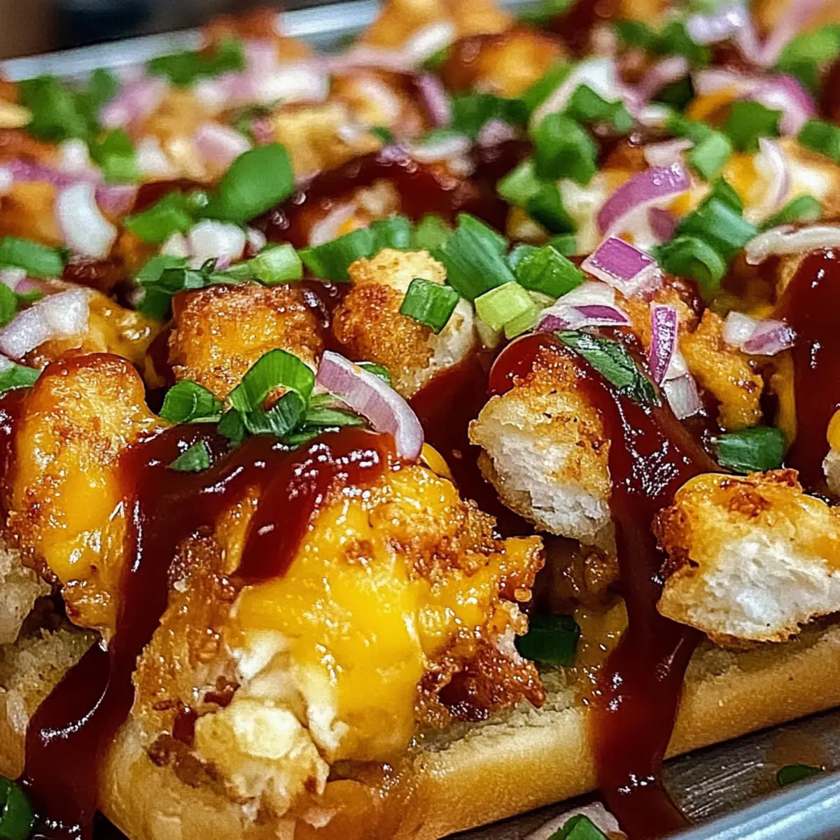 BBQ Chicken Tater Tot Casserole