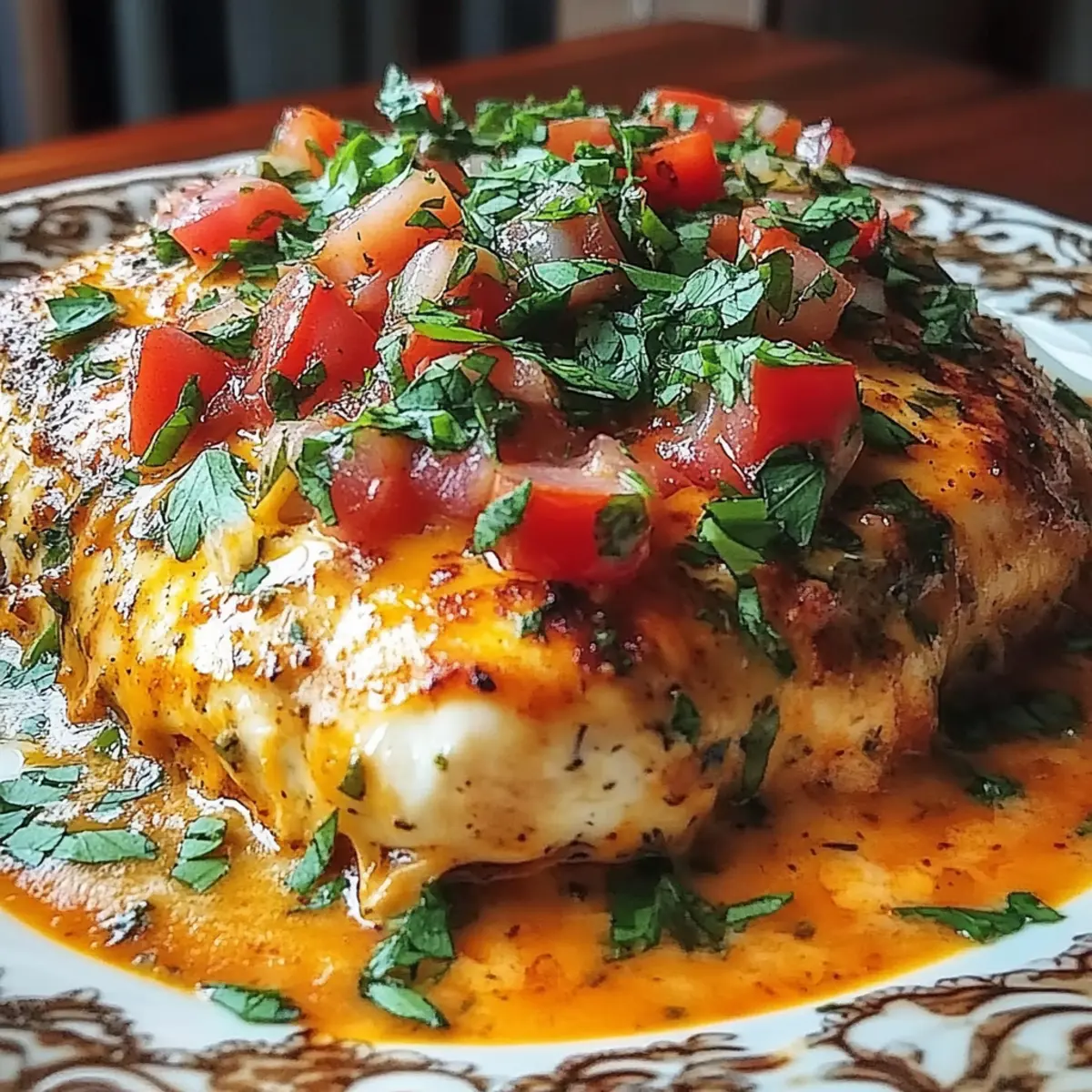 Baked Queso Chicken