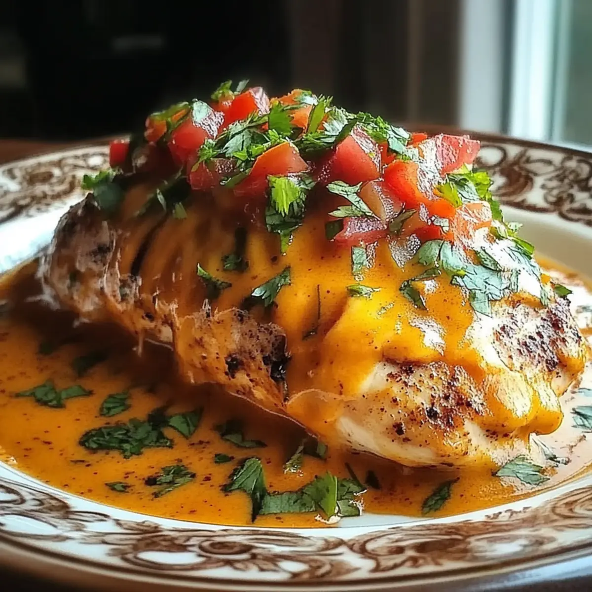 Baked Queso Chicken