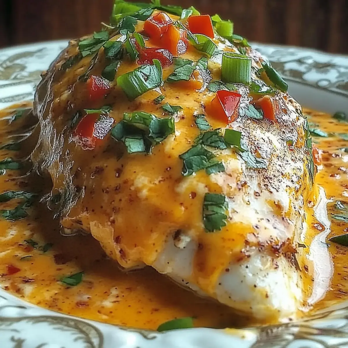 Baked Queso Chicken