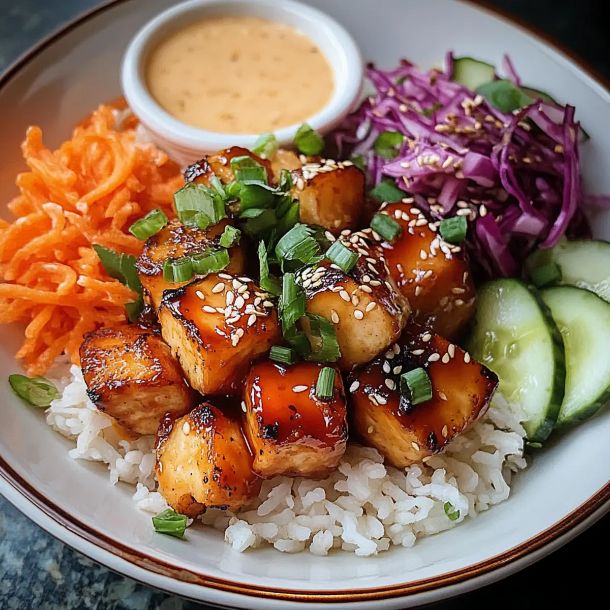 Bang Bang Salmon Bites Bowls