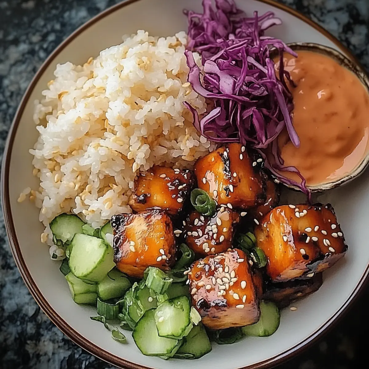 Bang Bang Salmon Bites Bowls