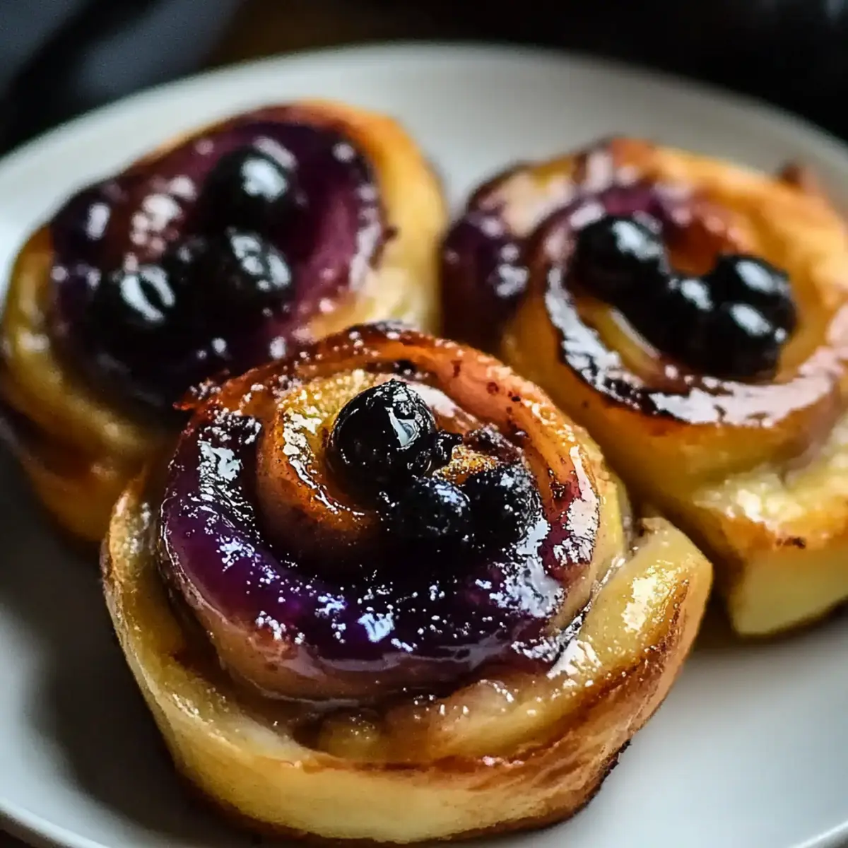 Blueberry Cinnamon Rolls