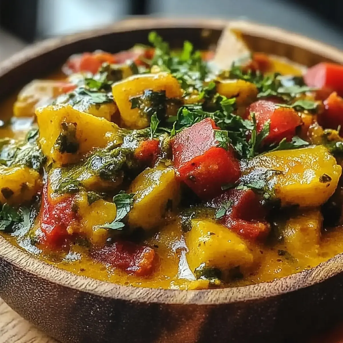 Caribbean-Style Plantain Curry