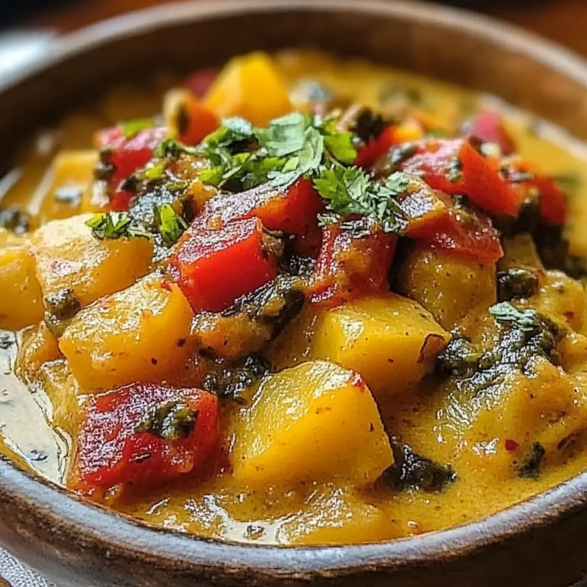 Caribbean-Style Plantain Curry