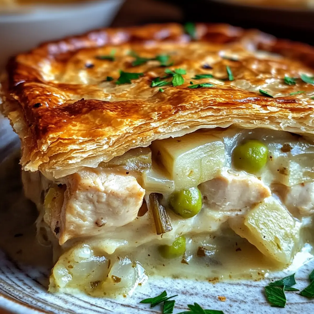 Chicken And Leek Pie
