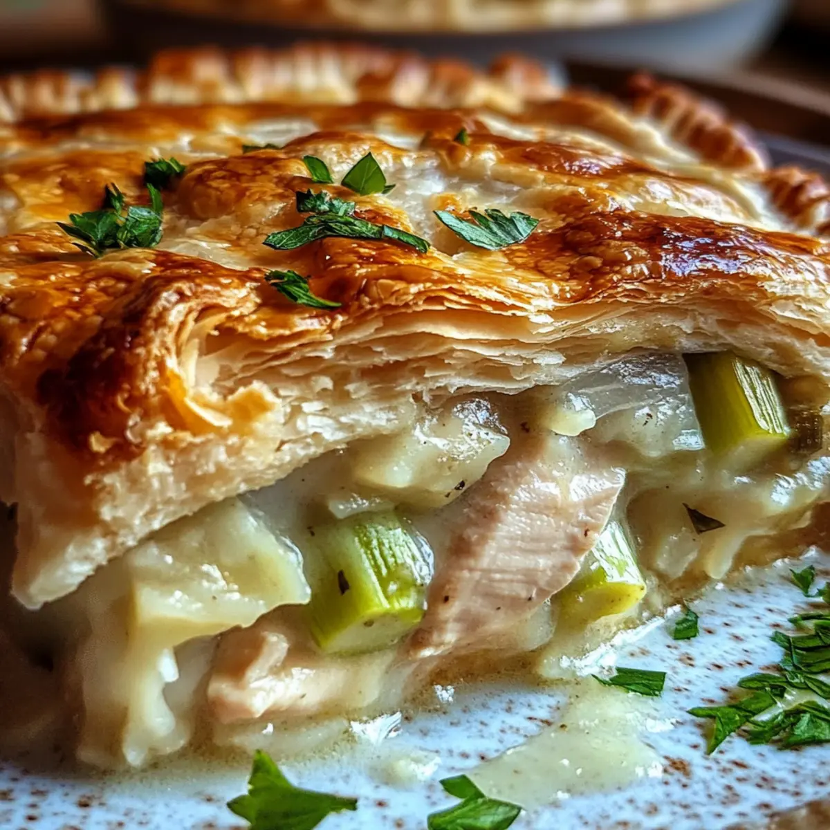 Chicken And Leek Pie