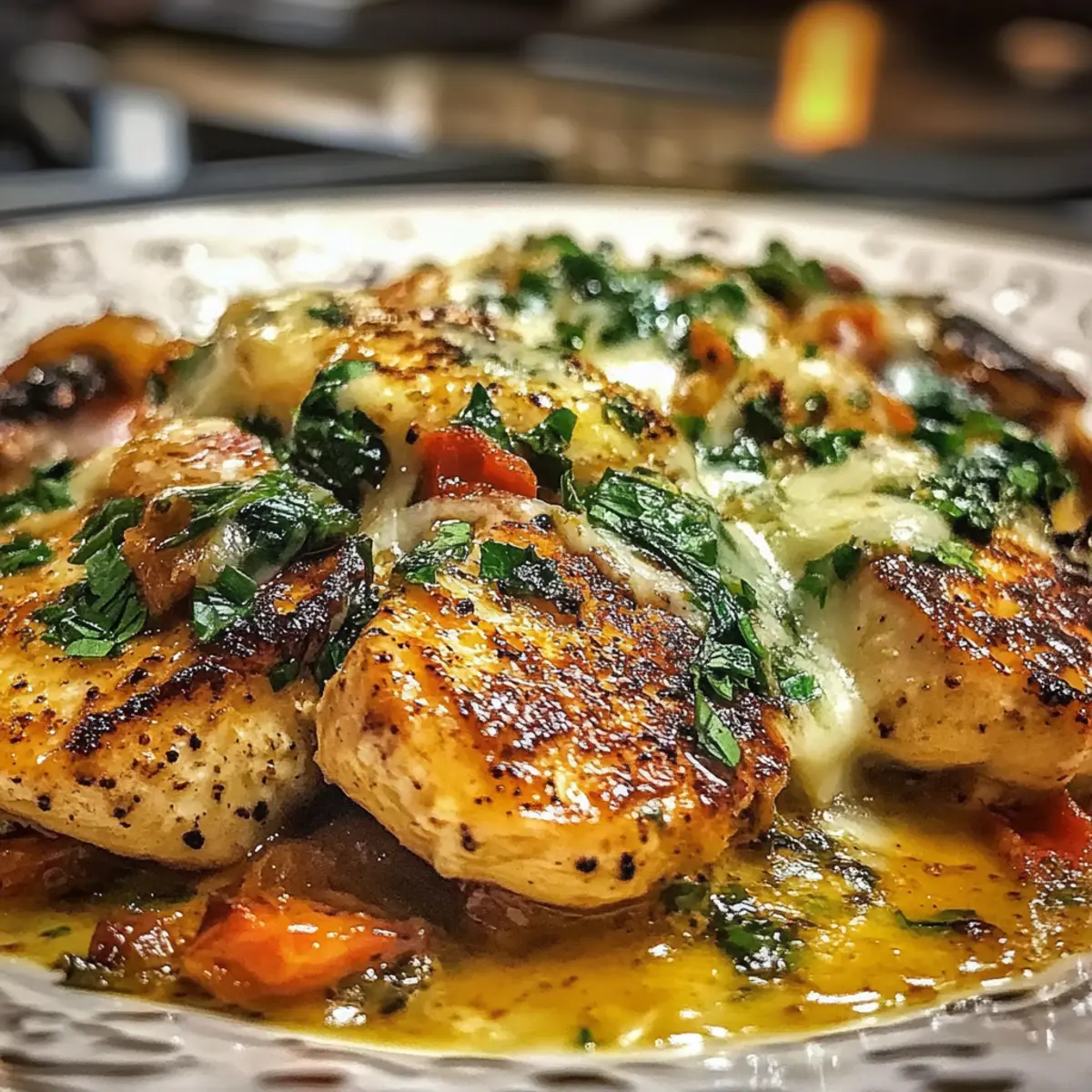 Chicken Spinach Mushroom Low Carb Oven Dish