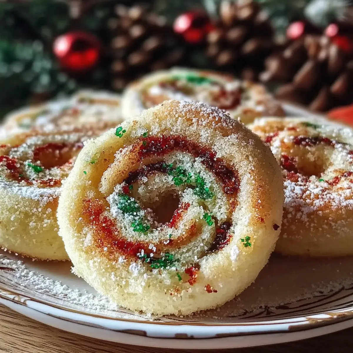 Christmas Pinwheel Cookies