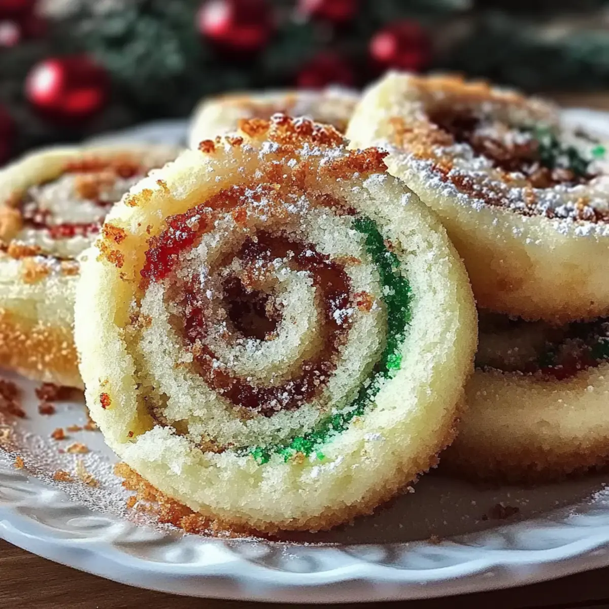 Christmas Pinwheel Cookies