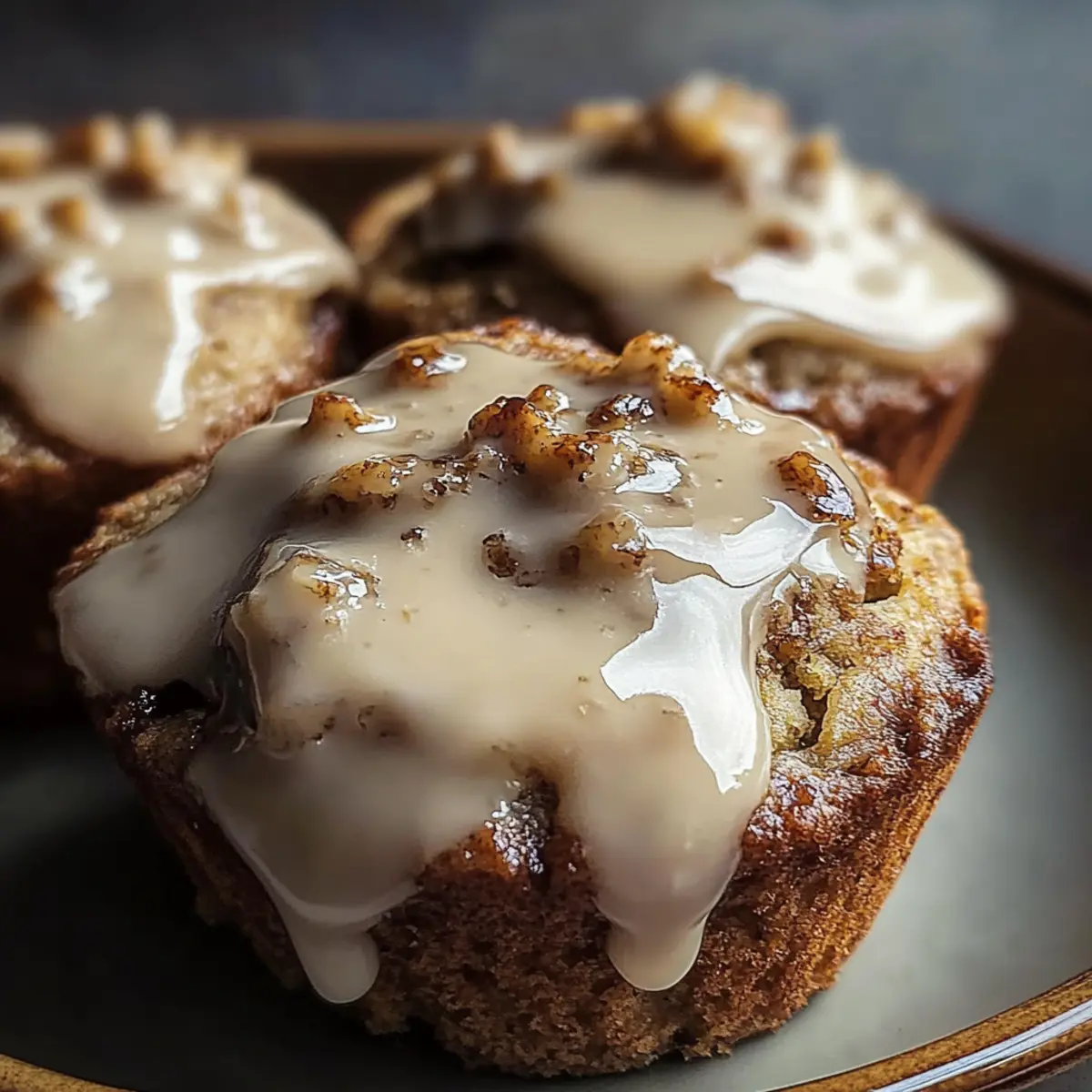 Cinnamon Roll Protein Muffins