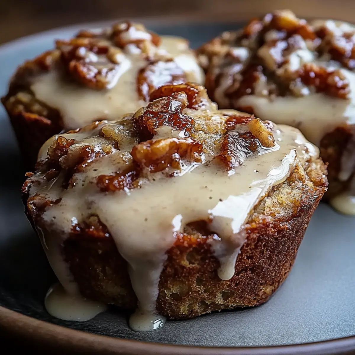 Cinnamon Roll Protein Muffins