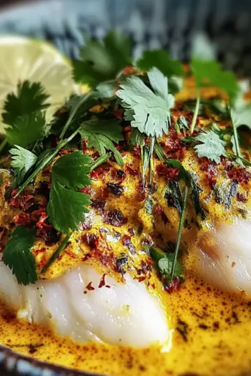 Coconut Lime Fish Curry with Jasmine Rice