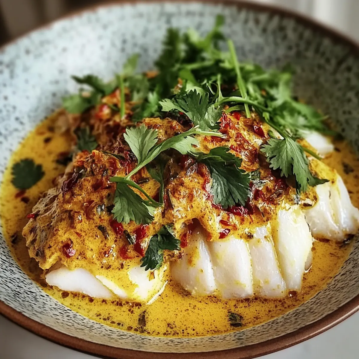 Coconut Lime Fish Curry with Jasmine Rice