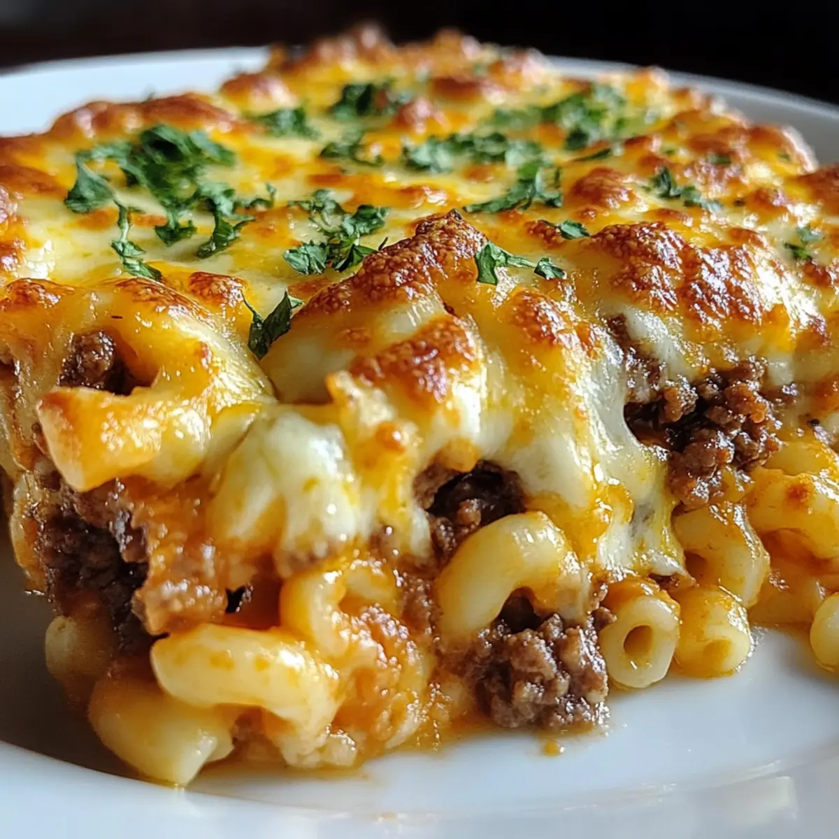 Cozy Mac and Cheese Meatloaf Casserole
