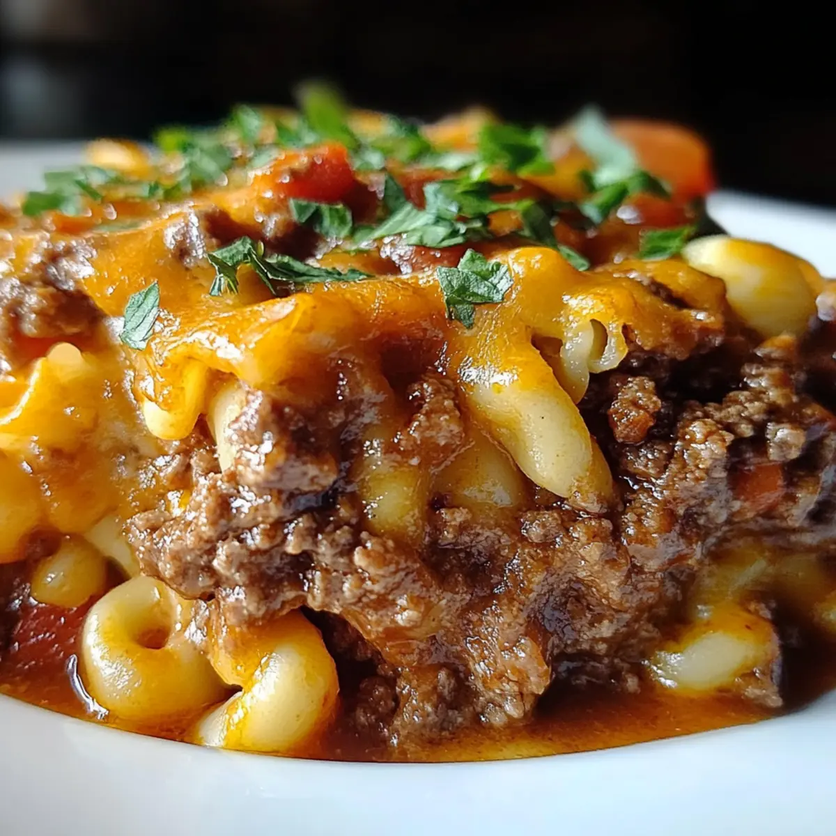 Cozy Mac and Cheese Meatloaf Casserole