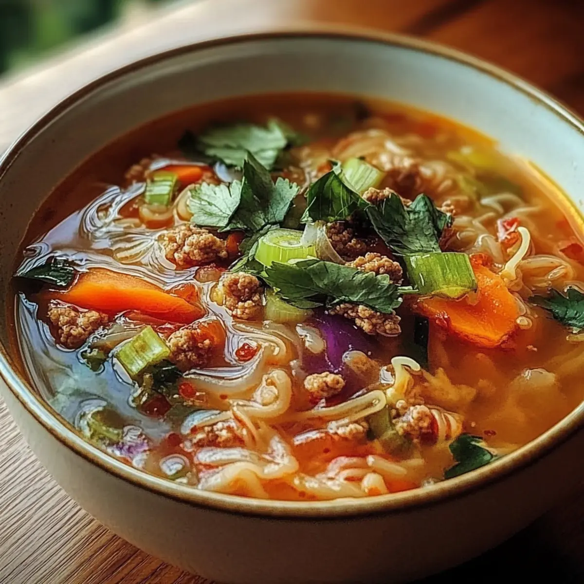 Cozy One-Pot Egg Roll Soup