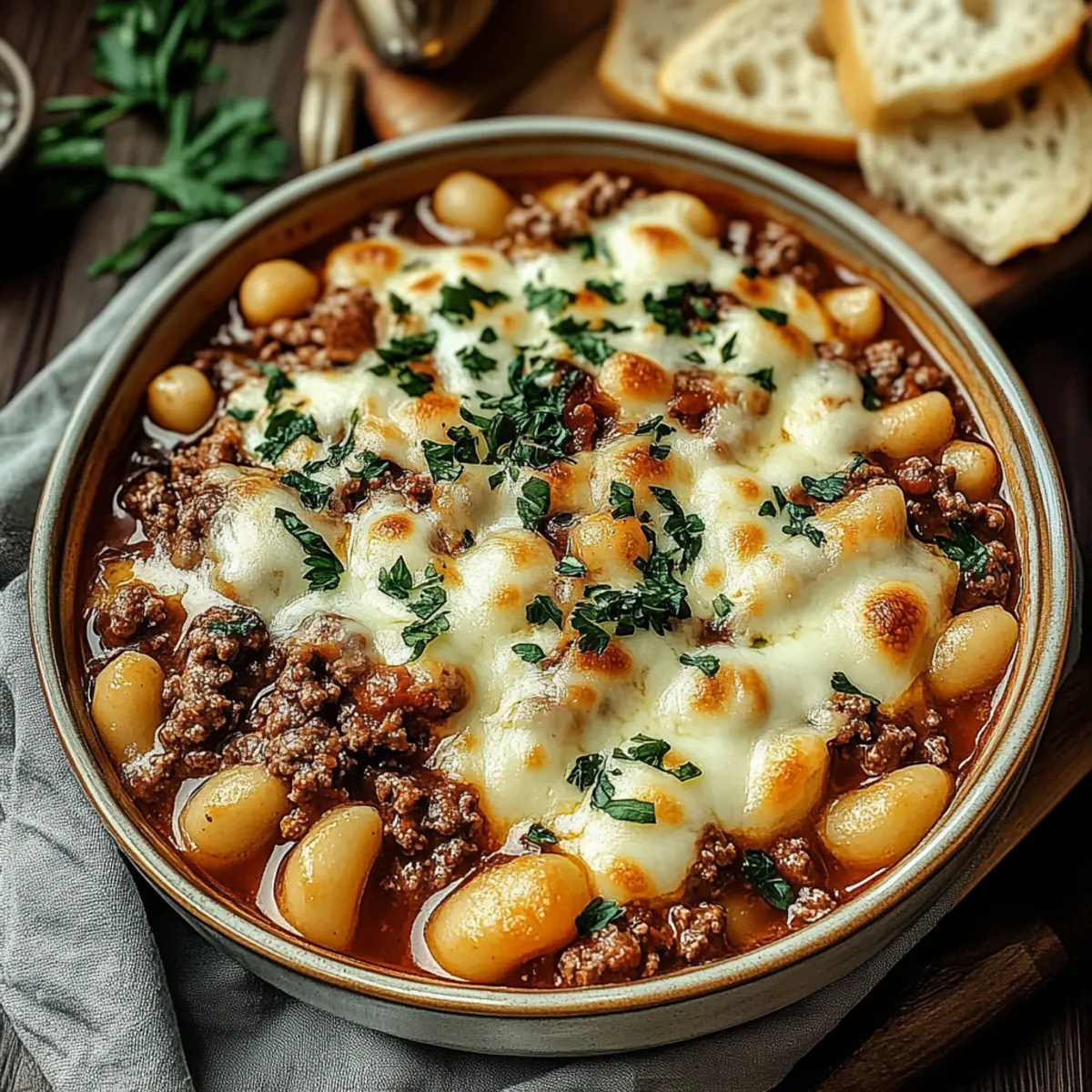 Creamy Beef and Shells