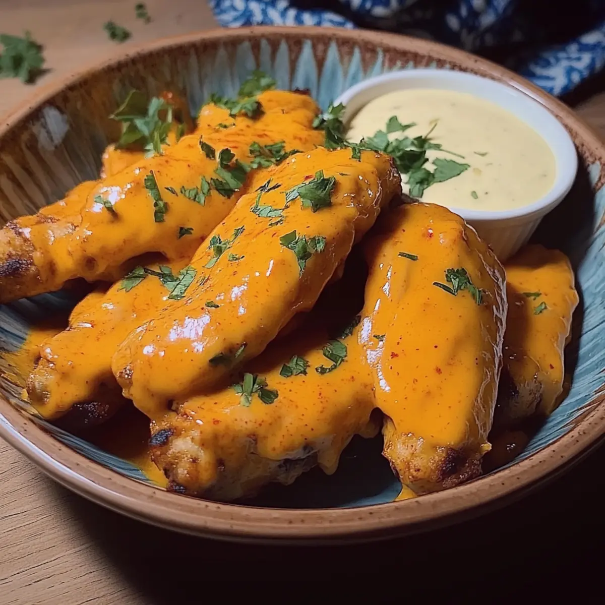 Creamy Buffalo Wings