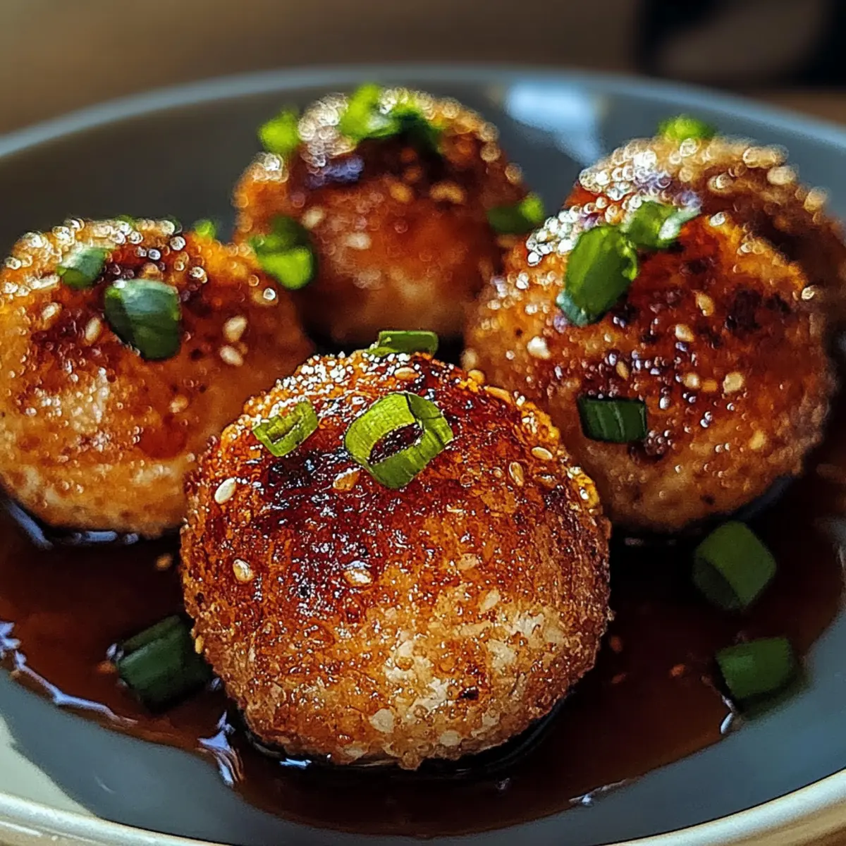 Crispy Air-Fried Tofu Balls