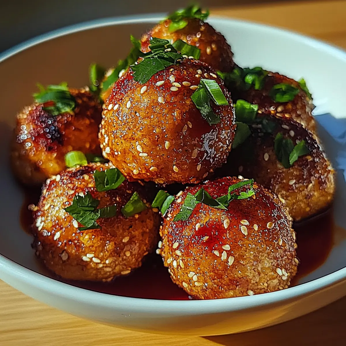 Crispy Air-Fried Tofu Balls