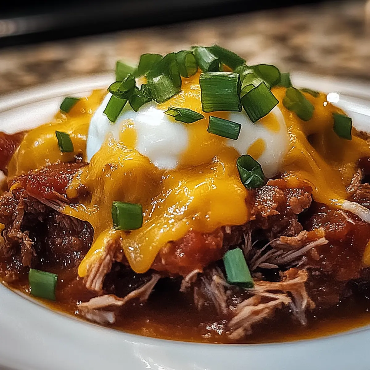 Crockpot Loaded Steak and Potato Bake