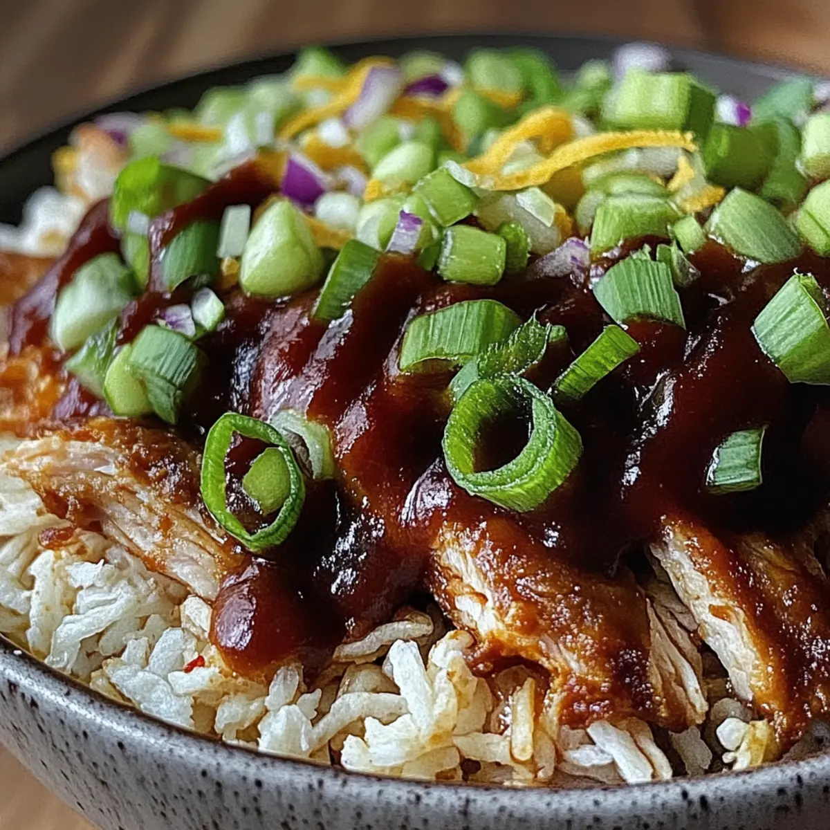 Crockpot Pulled Pork Bowls