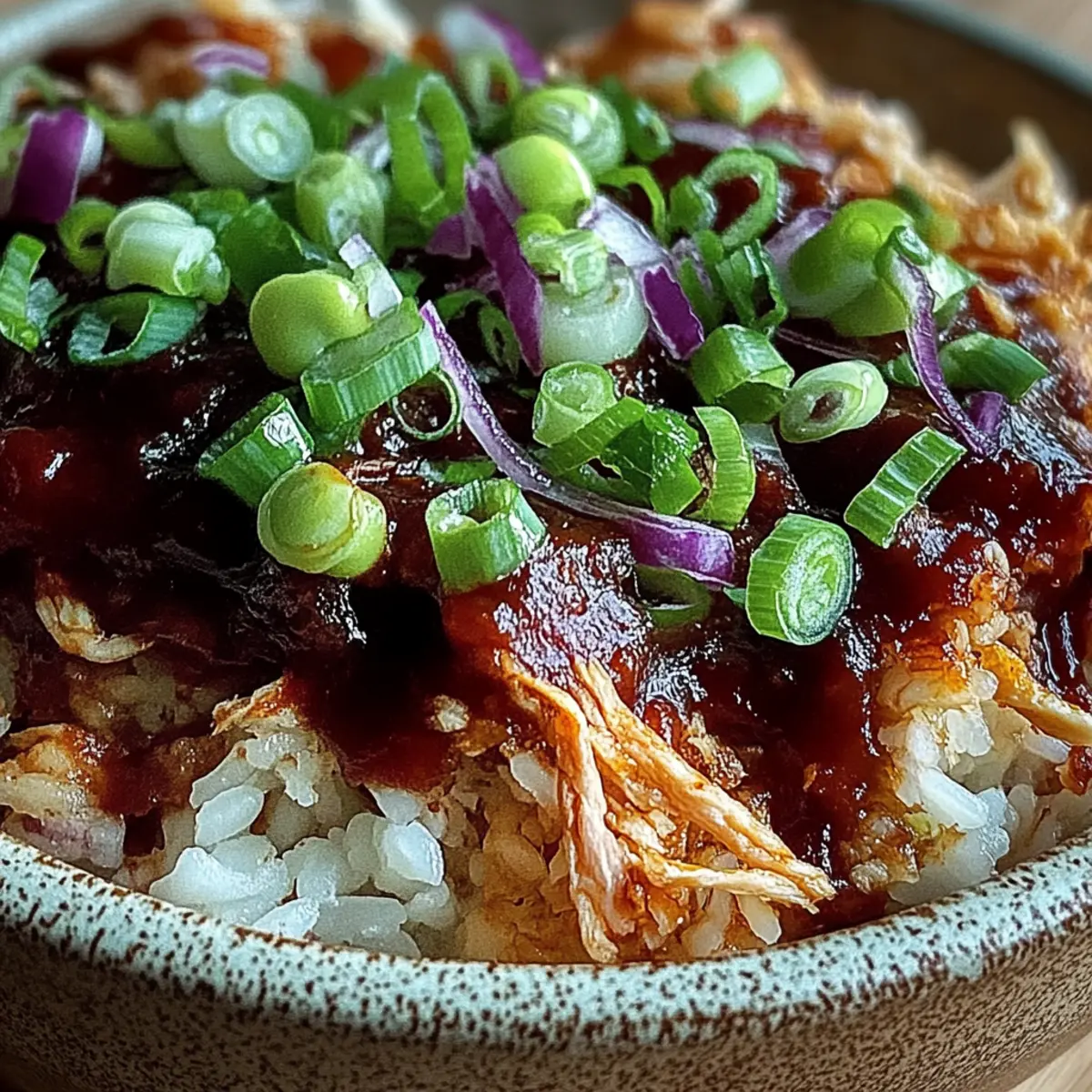 Crockpot Pulled Pork Bowls