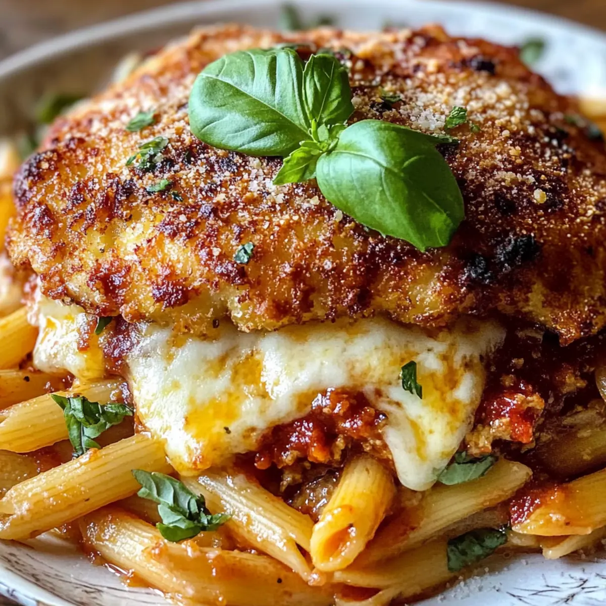 Dump-and-Bake Chicken Parmesan Casserole