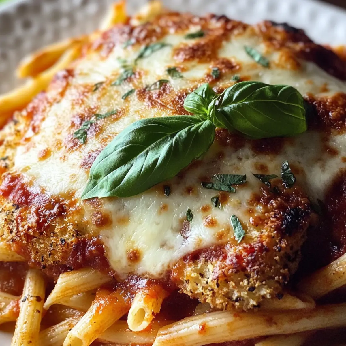 Dump-and-Bake Chicken Parmesan Casserole