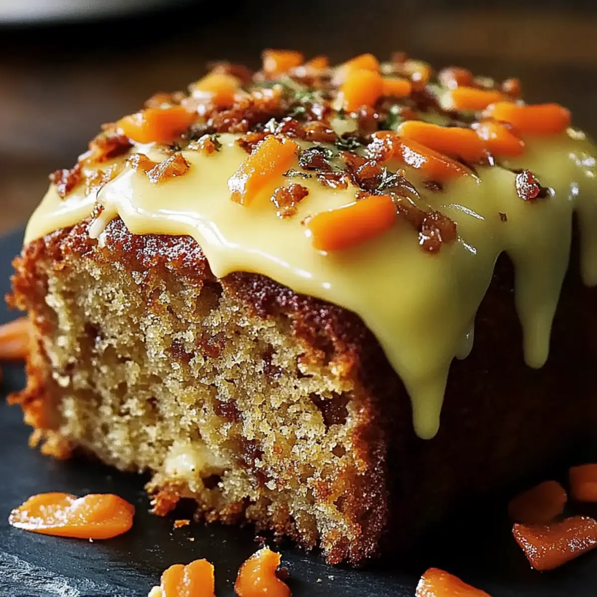 Eggless Carrot Cake Loaf